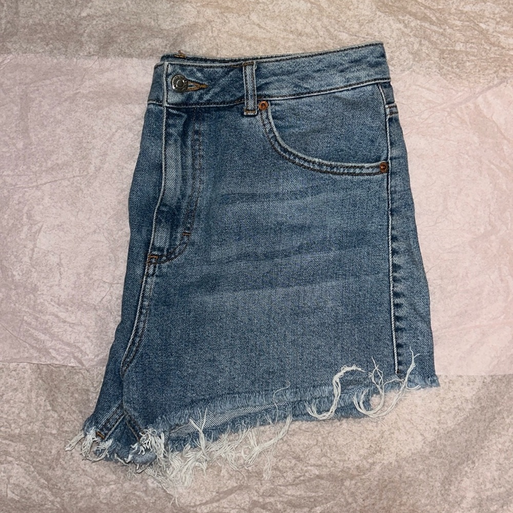Top Shop Mom Jean Shorts